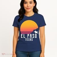 Retro El Paso Texas Sunset Women's T-Shirt thumb 4