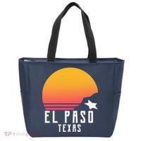 Retro El Paso Texas Sunset Tote Bag thumb 0