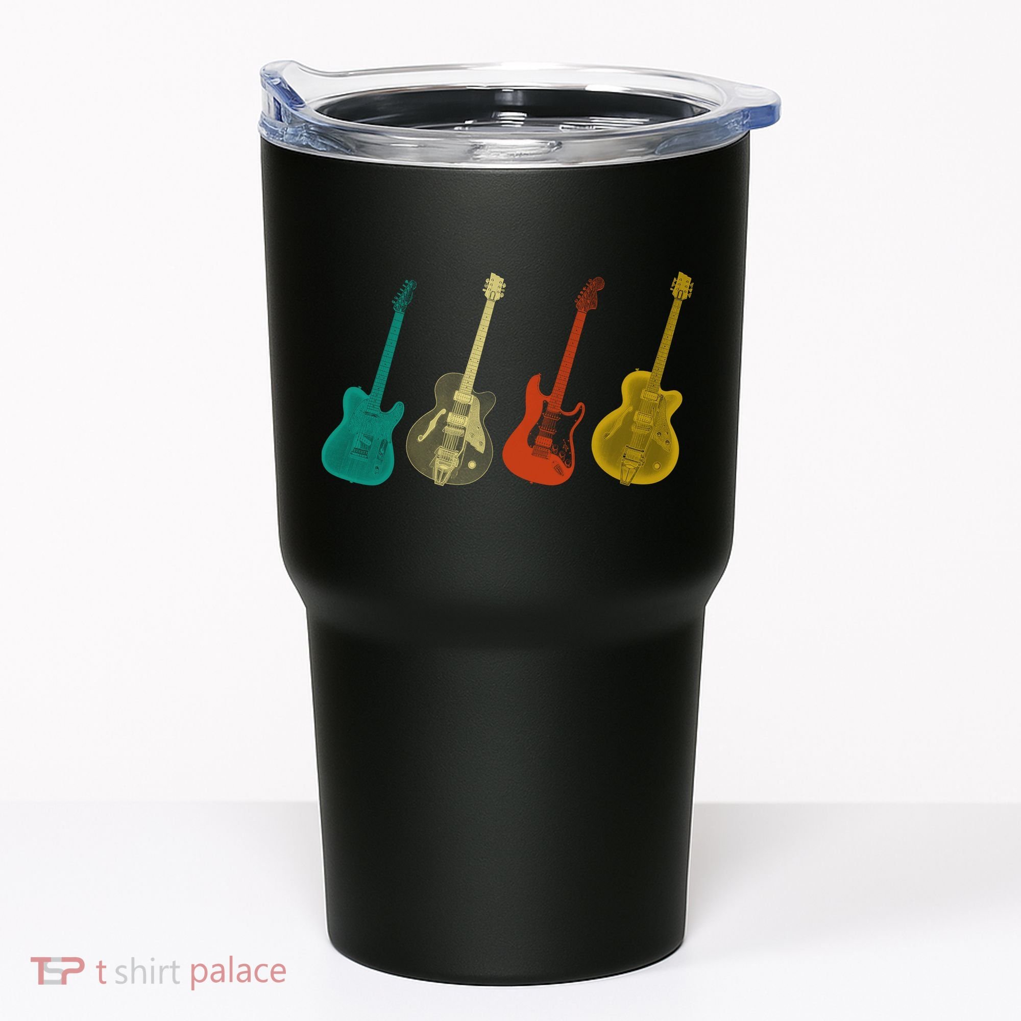 Retro Electric Guitar Tumbler