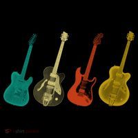 Retro Electric Guitar Ornament thumb 1