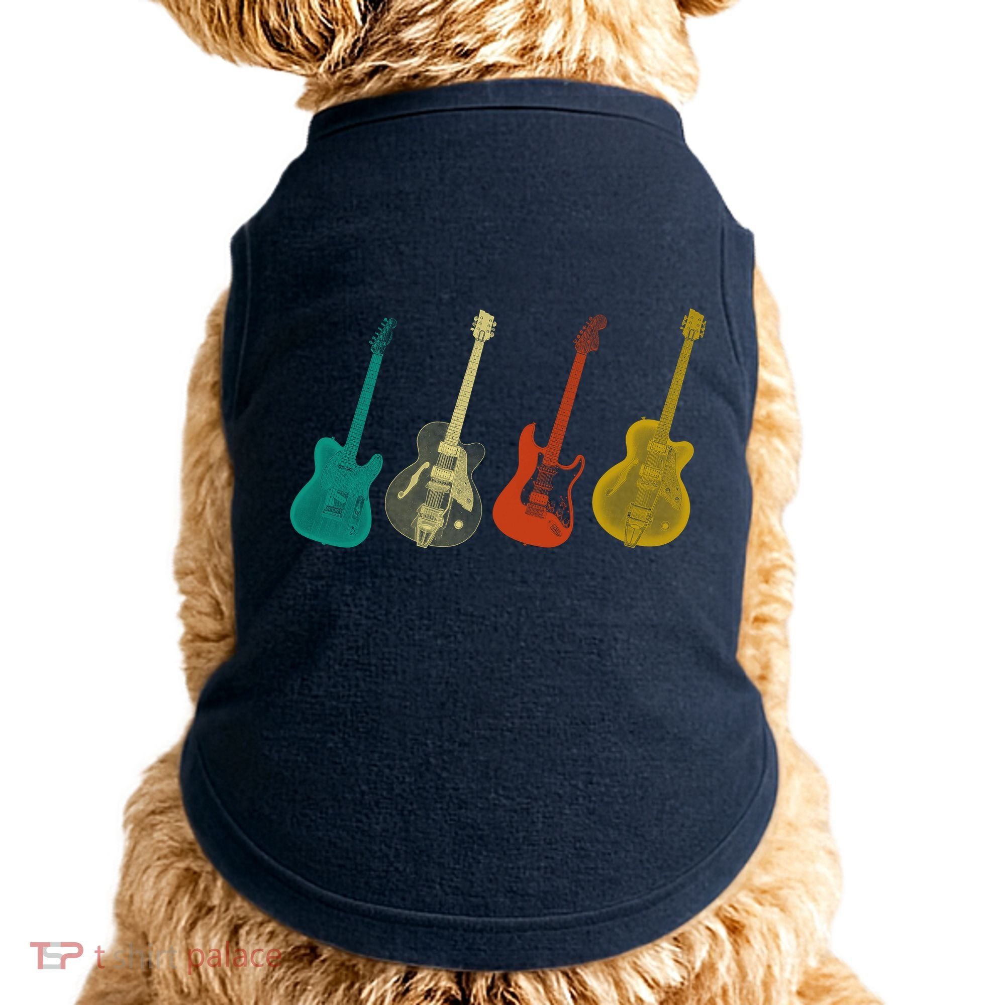 Retro Electric Guitar Doggie Tank