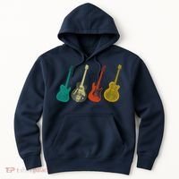 Retro Electric Guitar Hoodie thumb 0