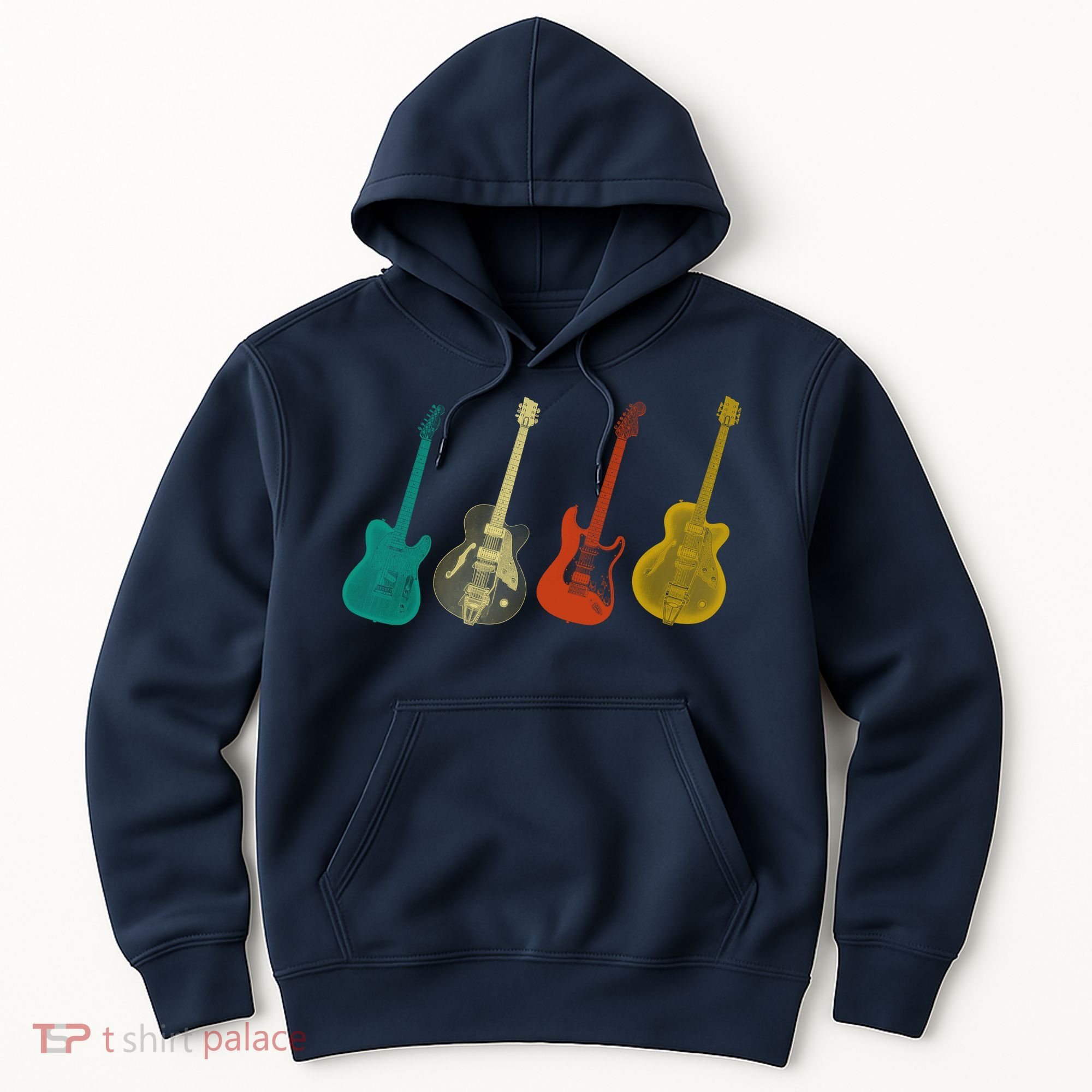 Retro Electric Guitar Hoodie