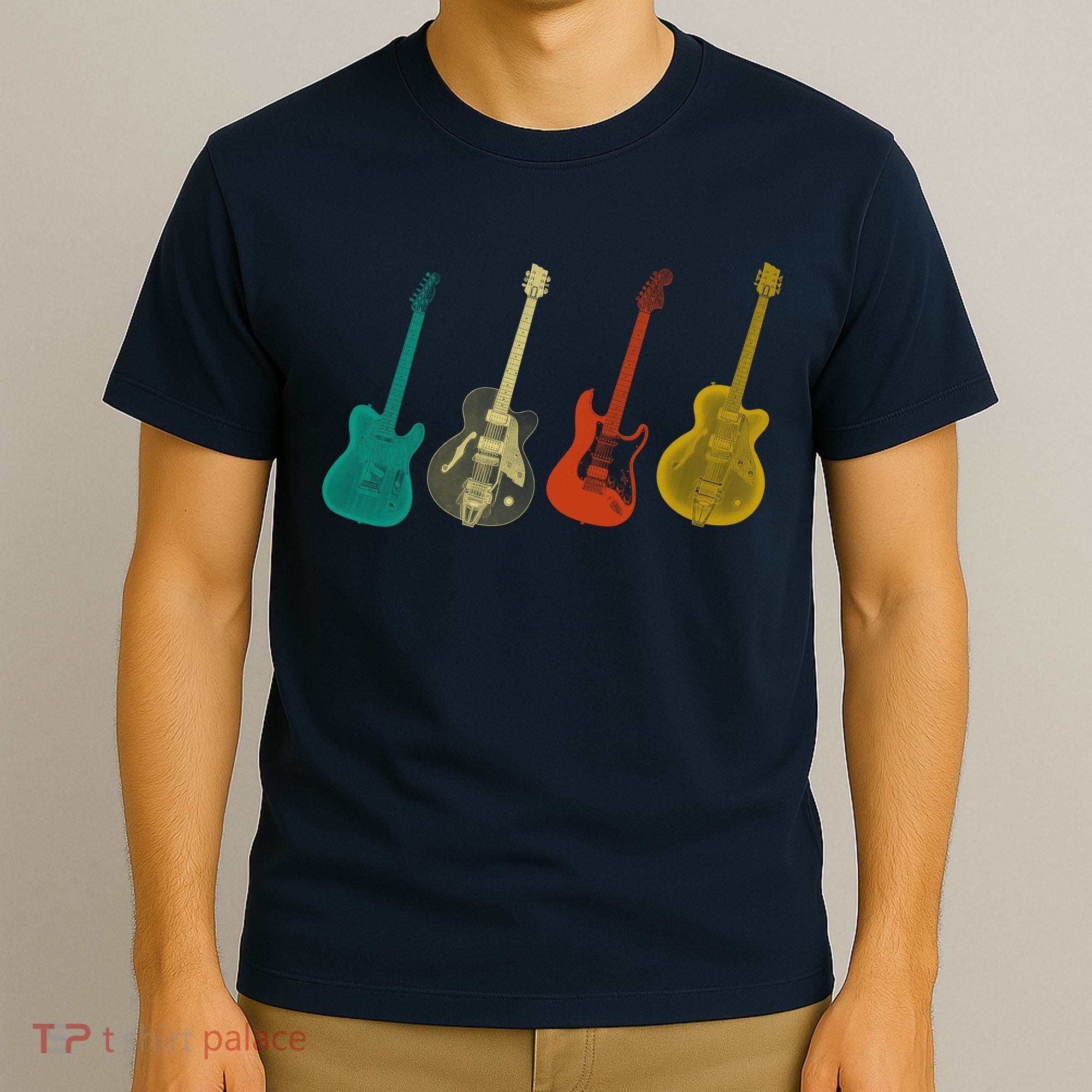 Retro Electric Guitar T-Shirt
