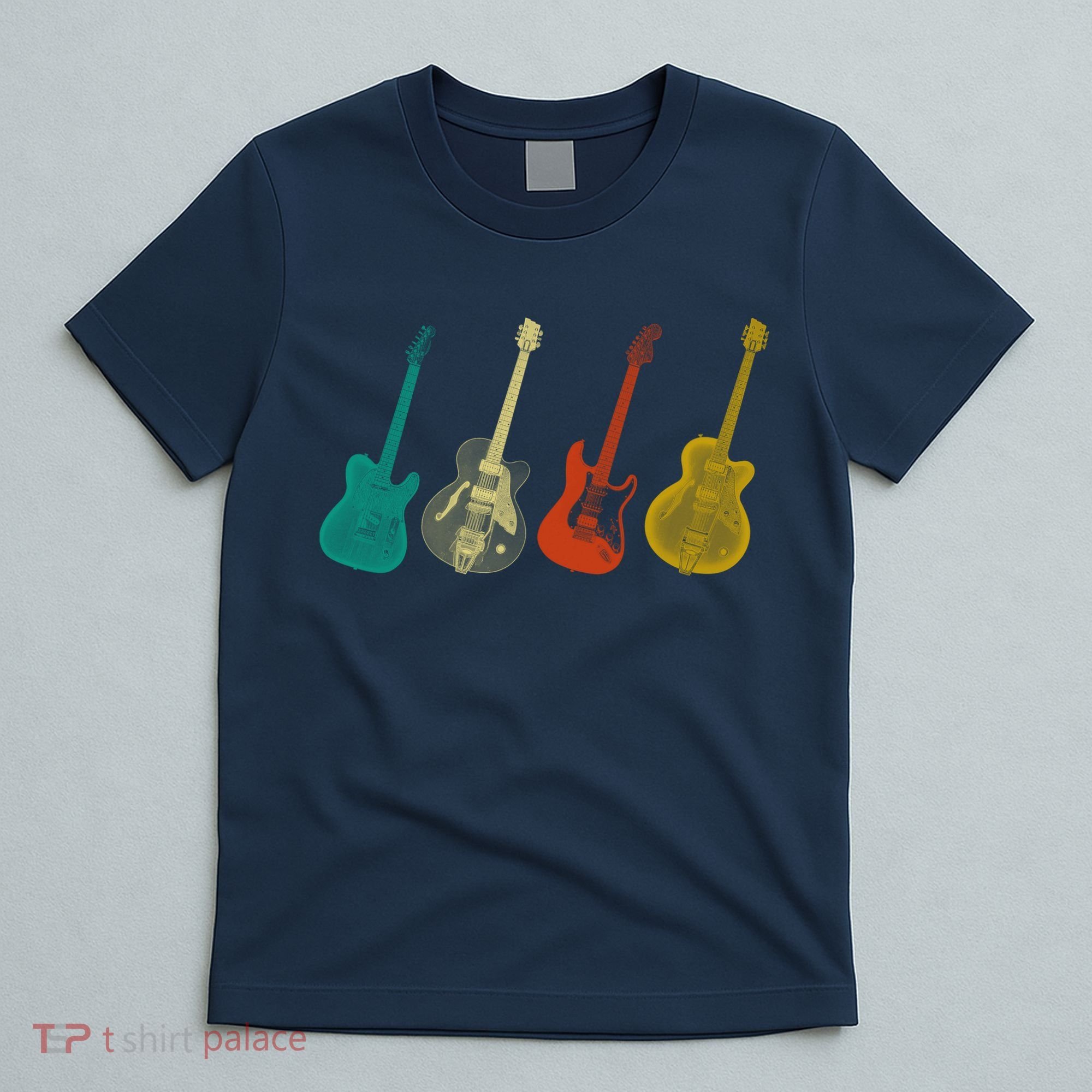 Retro Electric Guitar T-Shirt