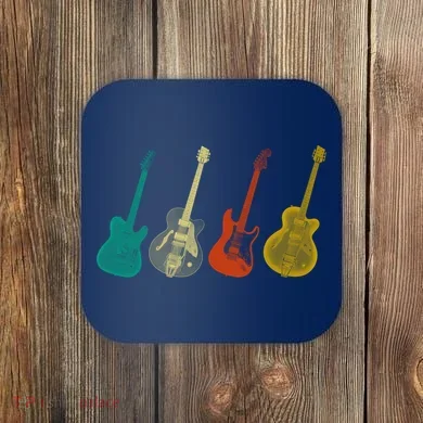 Retro Electric Guitar Coaster