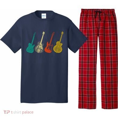 Retro Electric Guitar Pajama Set