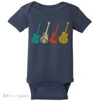 Retro Electric Guitar Baby Bodysuit thumb 0