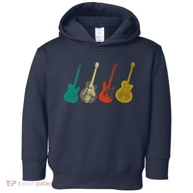 Retro Electric Guitar Toddler Hoodie