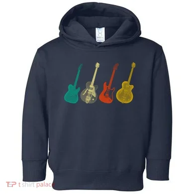 Retro Electric Guitar Toddler Hoodie