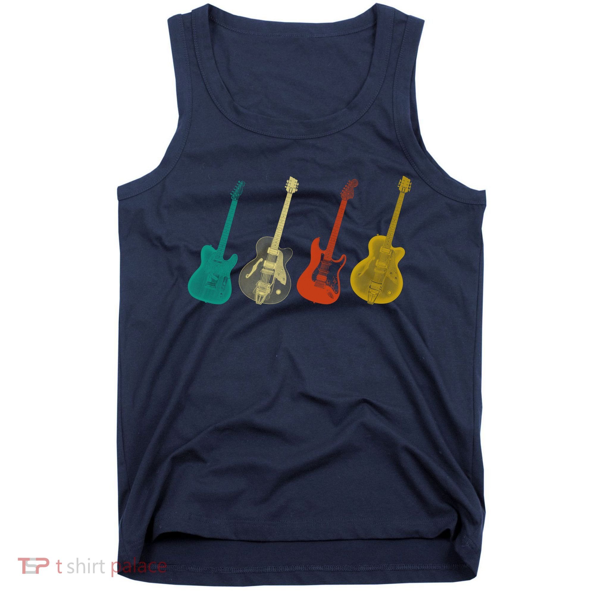 Retro Electric Guitar Tank Top