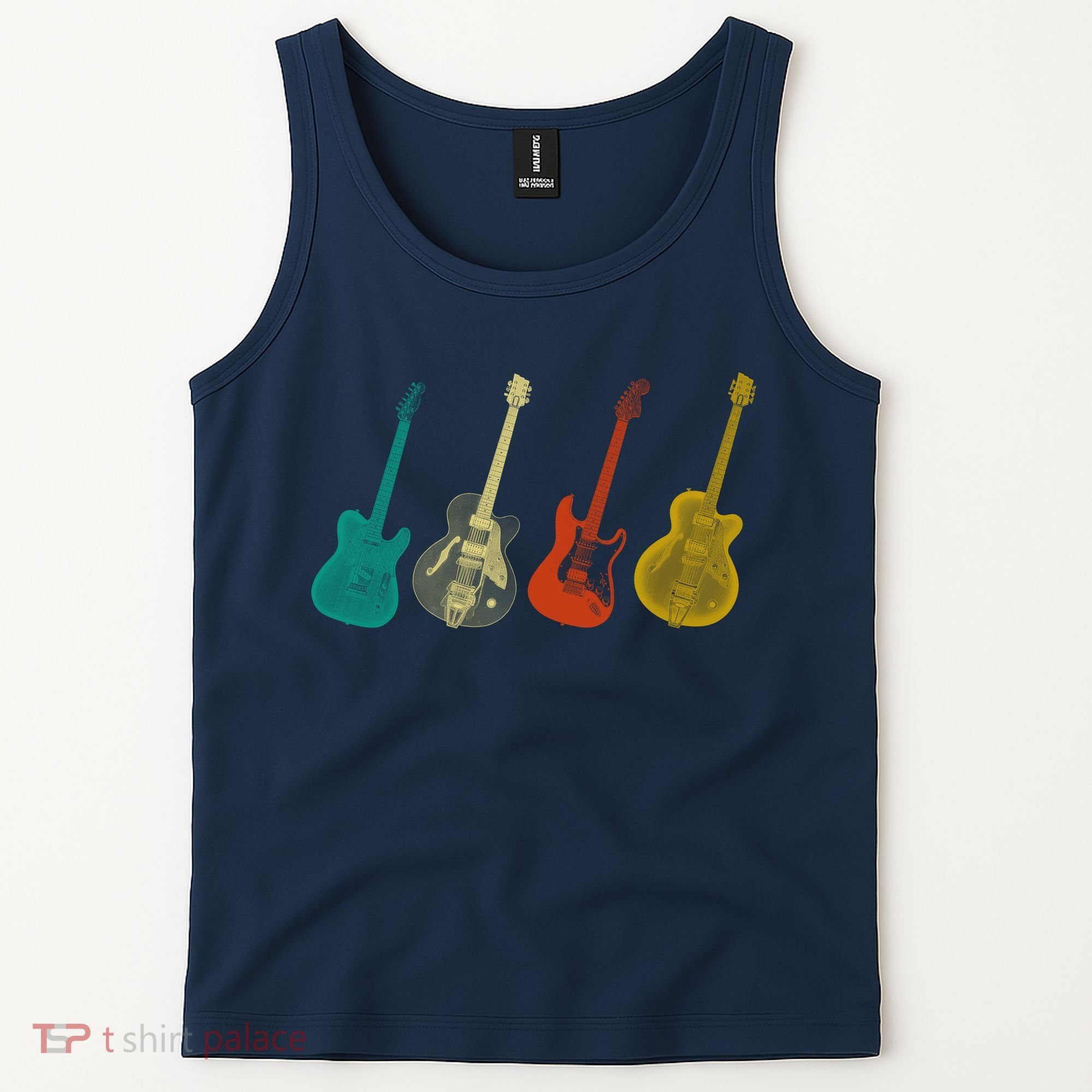 Retro Electric Guitar Tank Top