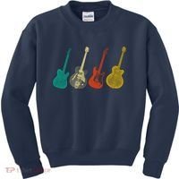 Retro Electric Guitar Kids Sweatshirt thumb 0