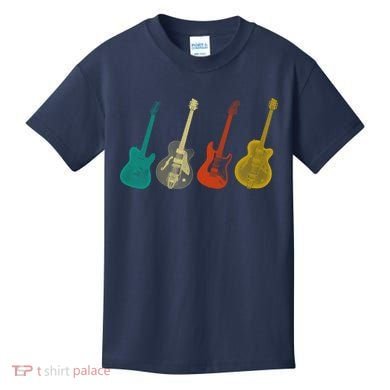 Retro Electric Guitar Kids T-Shirt