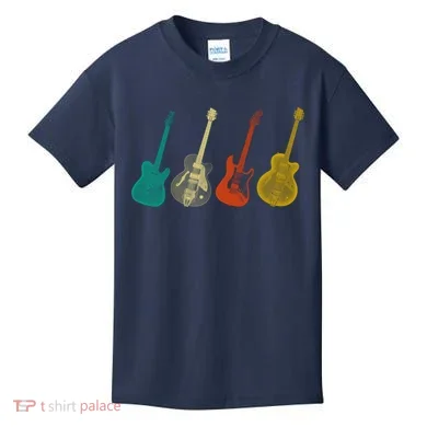 Retro Electric Guitar Kids T-Shirt