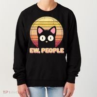 Retro Ew People Funny Cat Women's Sweatshirt thumb 0