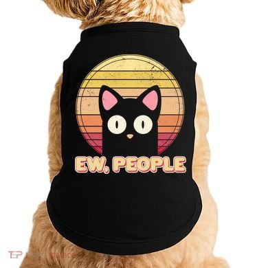 Retro Ew People Funny Cat Doggie Tank