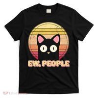 Retro Ew People Funny Cat T-Shirt thumb 0