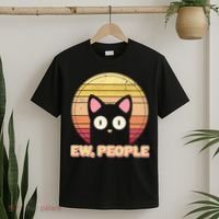 Retro Ew People Funny Cat T-Shirt thumb 2
