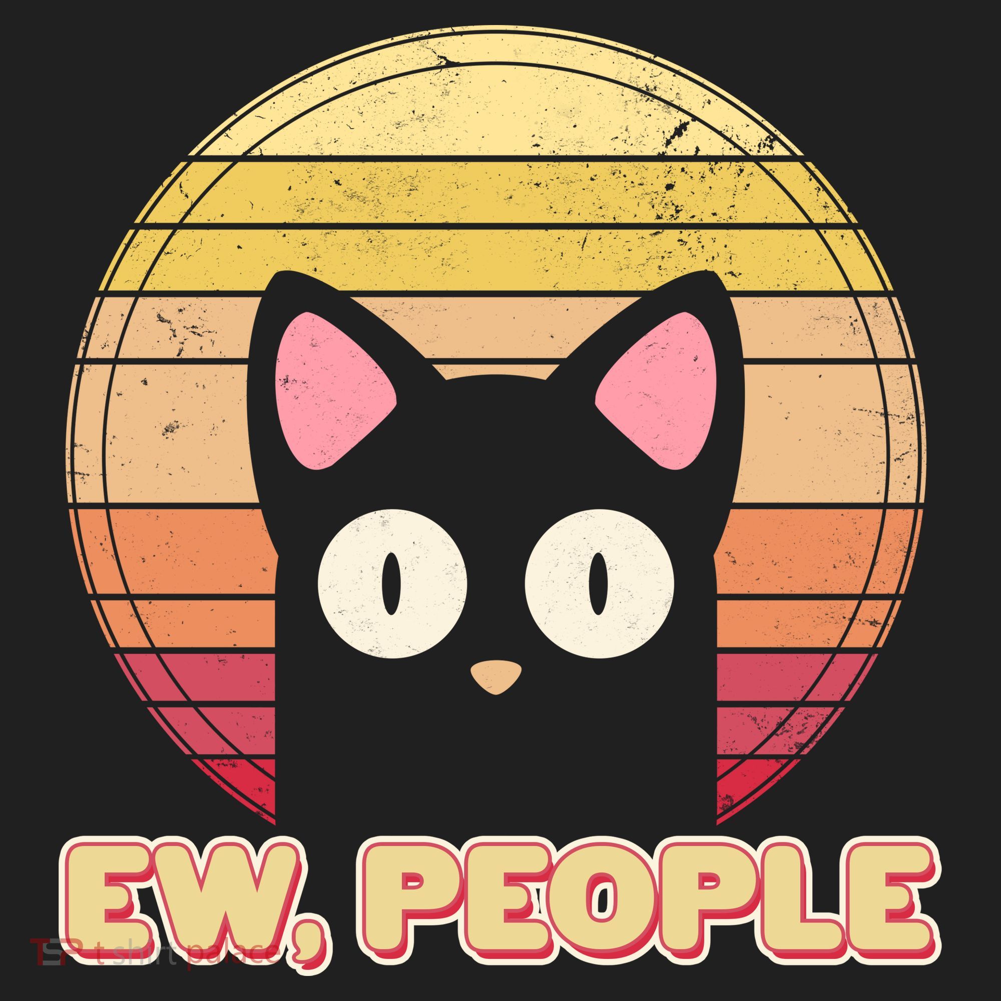 Retro Ew People Funny Cat Hat