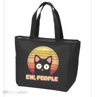 Retro Ew People Funny Cat Tote Bag thumb 3