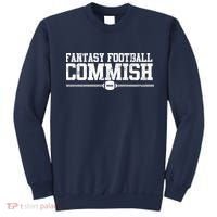 Retro Fantasy Football Commish Funny Sports Sweatshirt thumb 0