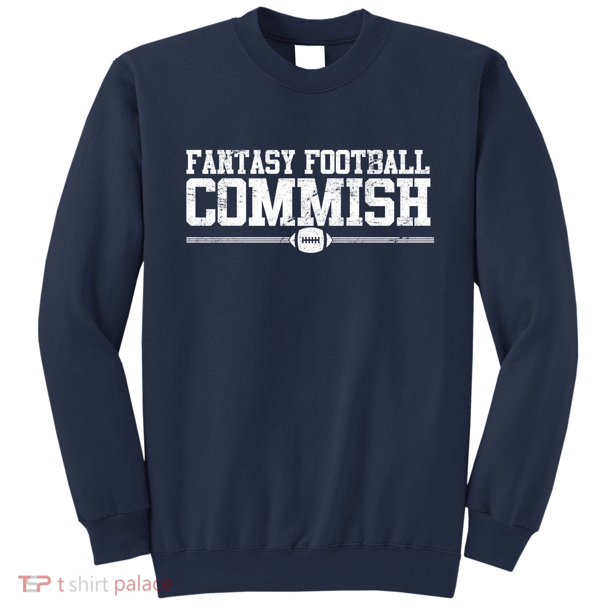 Retro Fantasy Football Commish Funny Sports Sweatshirt