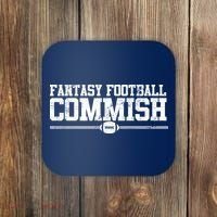Retro Fantasy Football Commish Funny Sports Coaster thumb 0