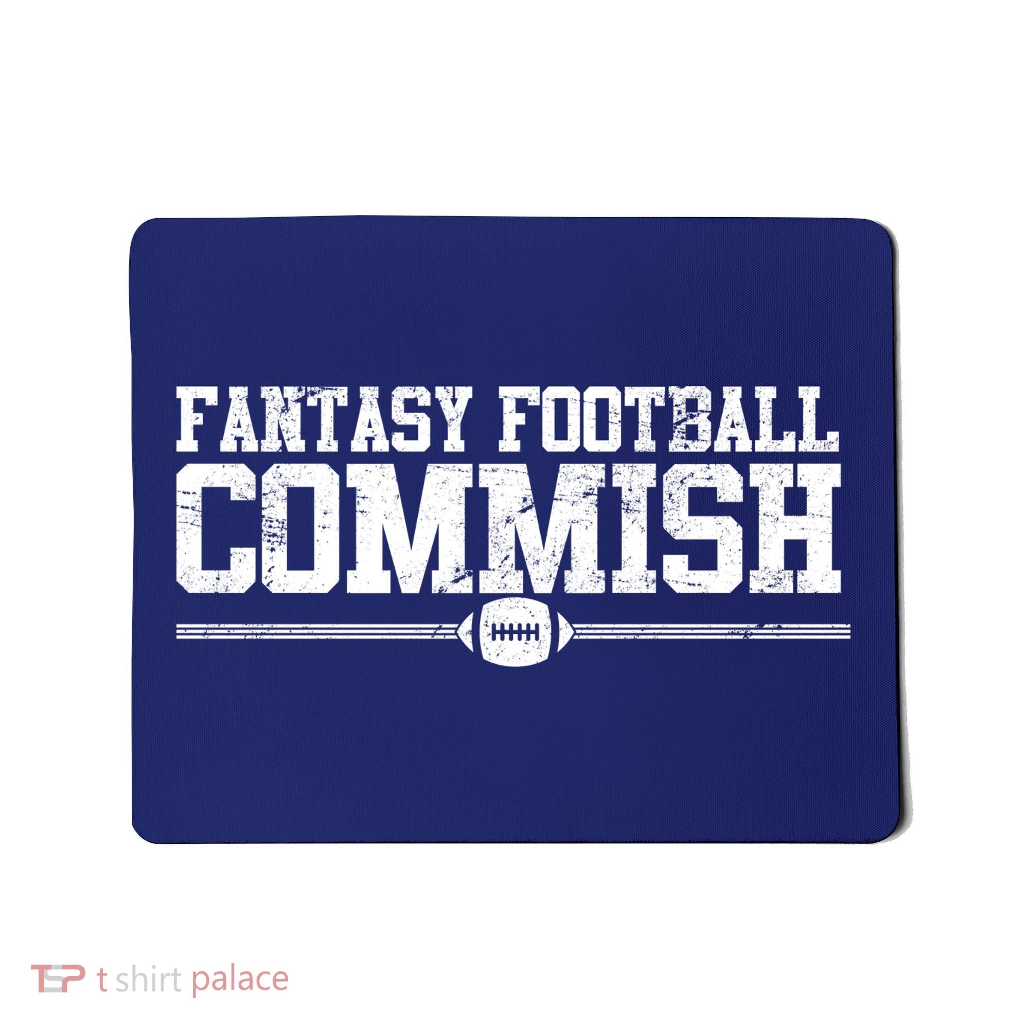 Retro Fantasy Football Commish Funny Sports Mousepad