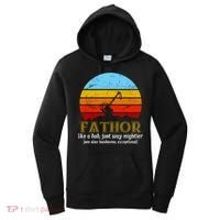 Retro Fathor Like Dad Just Way Mightier Women's Hoodie thumb 0