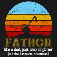 Retro Fathor Like Dad Just Way Mightier Women's Hoodie thumb 2