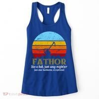 Retro Fathor Like Dad Just Way Mightier Women's Tank Top thumb 0
