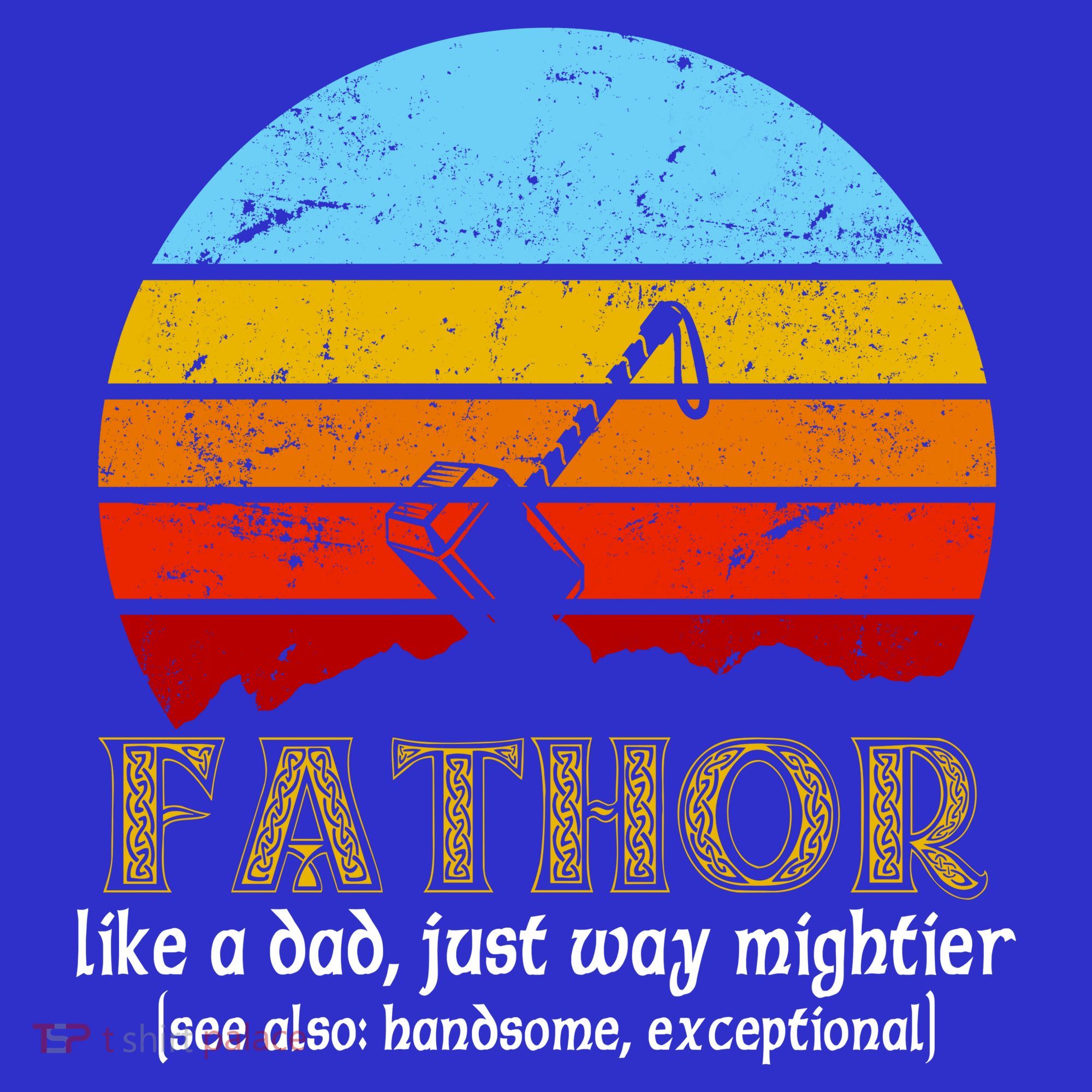 Retro Fathor Like Dad Just Way Mightier Baby Bodysuit