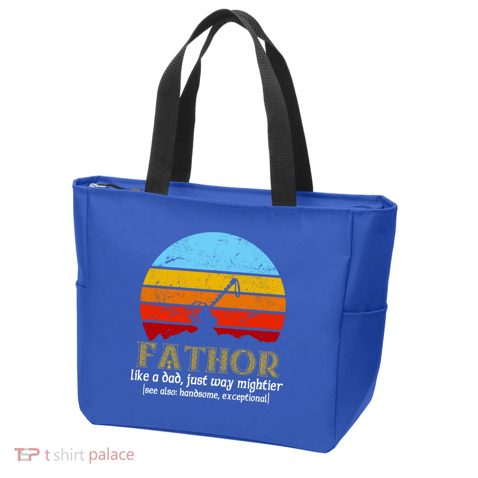 Retro Fathor Like Dad Just Way Mightier Tote Bag