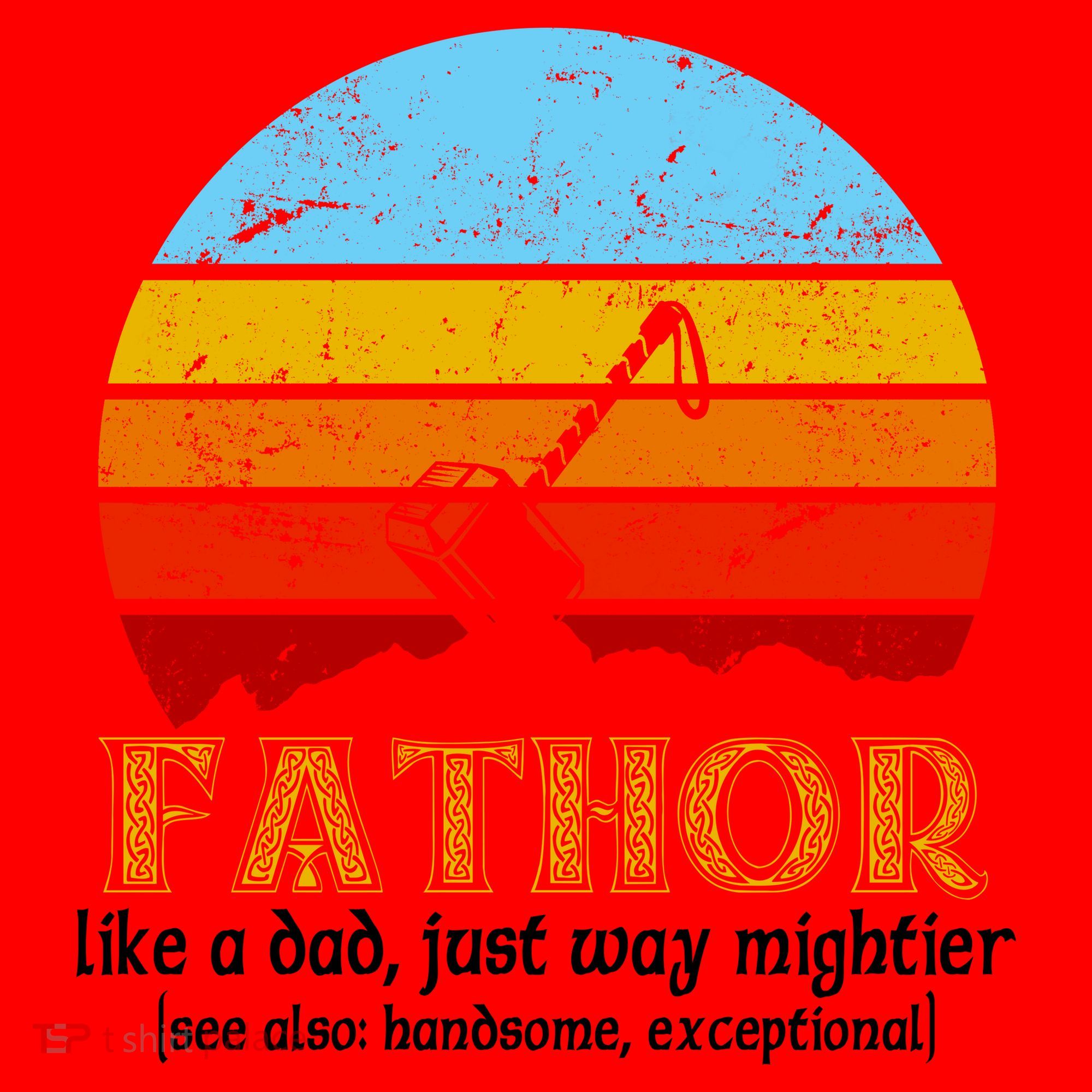 Retro Fathor Like Dad Just Way Mightier Santa Hat