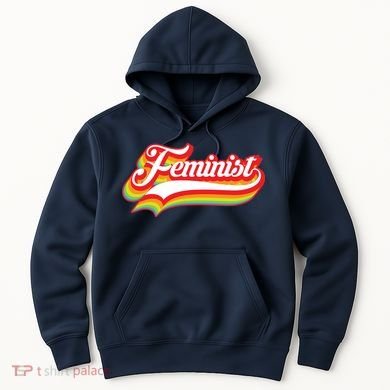 Retro Feminist Logo Hoodie