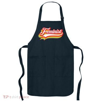 Retro Feminist Logo Apron