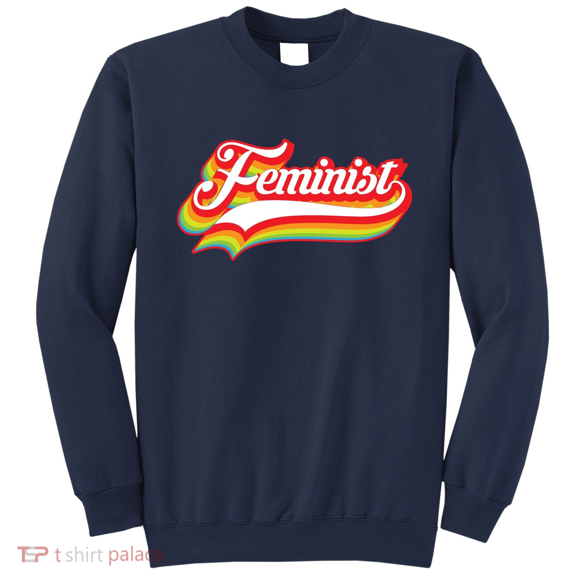 Retro Feminist Logo Sweatshirt