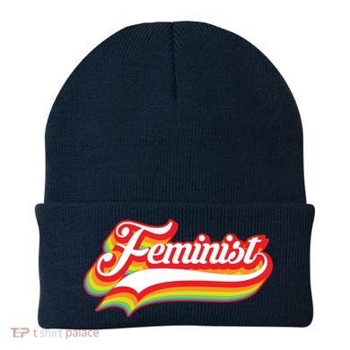 Retro Feminist Logo Beanie
