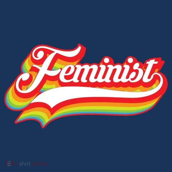 Retro Feminist Logo Golf Towel