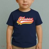 Retro Feminist Logo Toddler T-Shirt thumb 2