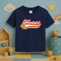 Retro Feminist Logo Toddler T-Shirt thumb 3
