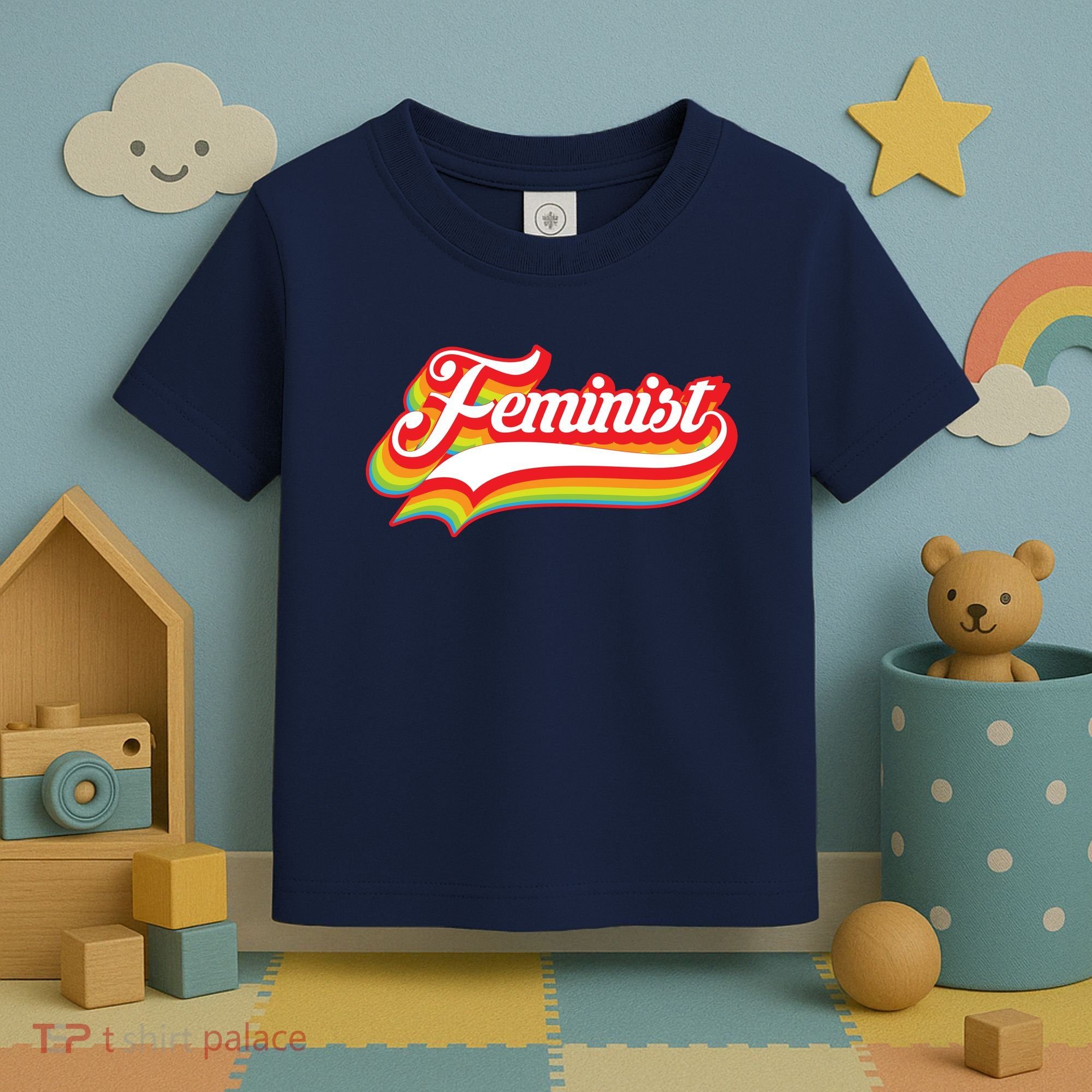 Retro Feminist Logo Toddler T-Shirt