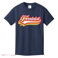 Retro Feminist Logo Kids T-Shirt thumb 0