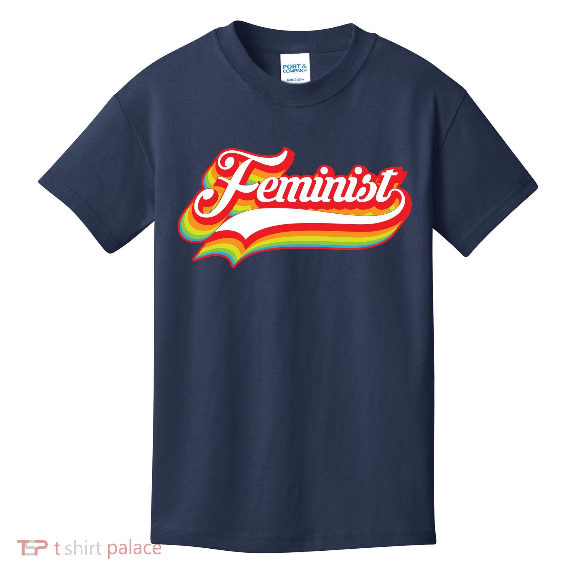 Retro Feminist Logo Kids T-Shirt