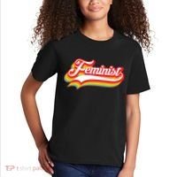 Retro Feminist Logo Kids T-Shirt thumb 2