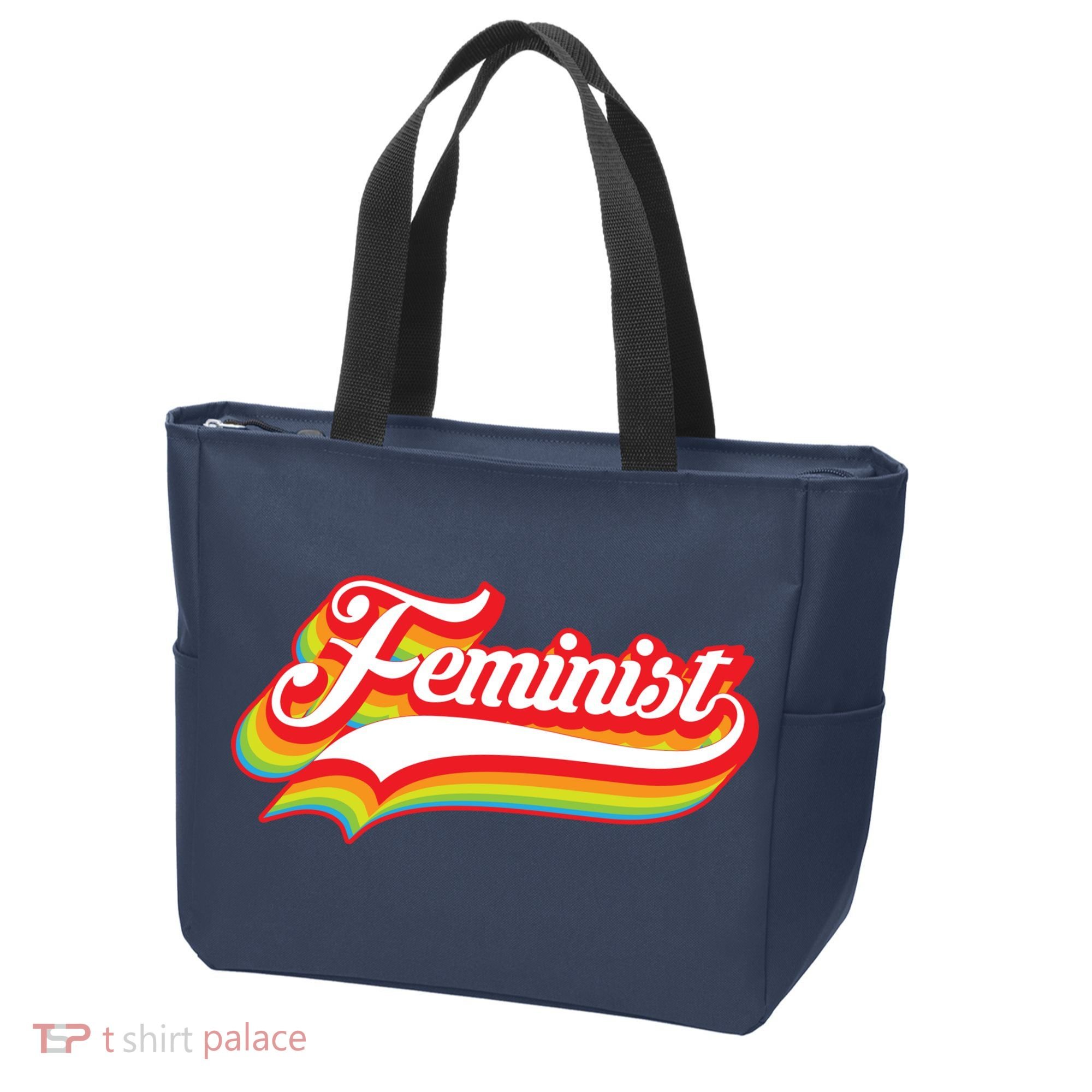 Retro Feminist Logo Tote Bag