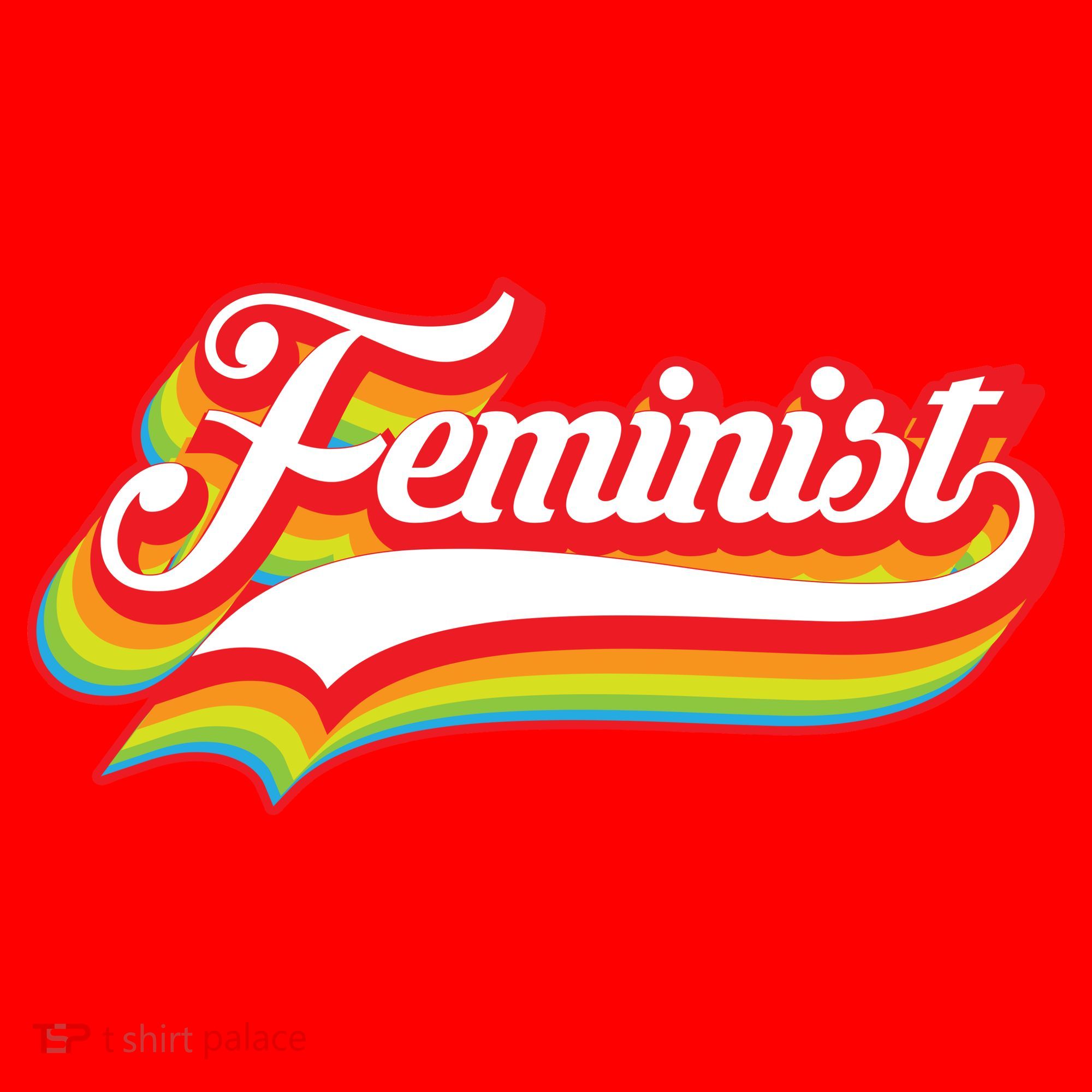 Retro Feminist Logo Santa Hat