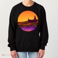 Retro Fisherman Boat Emblem Women's Sweatshirt thumb 0