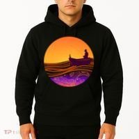 Retro Fisherman Boat Emblem Hoodie thumb 2